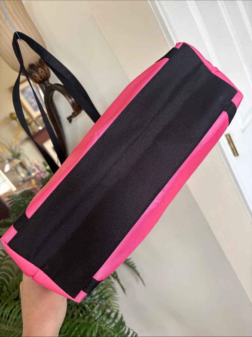 NWT Clinique X Kate Spade Shopping Tote Shoulder Bag Striped “Hello Gorgeous”